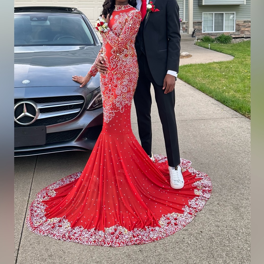 Red prom dress WILL TAKE OFFERS